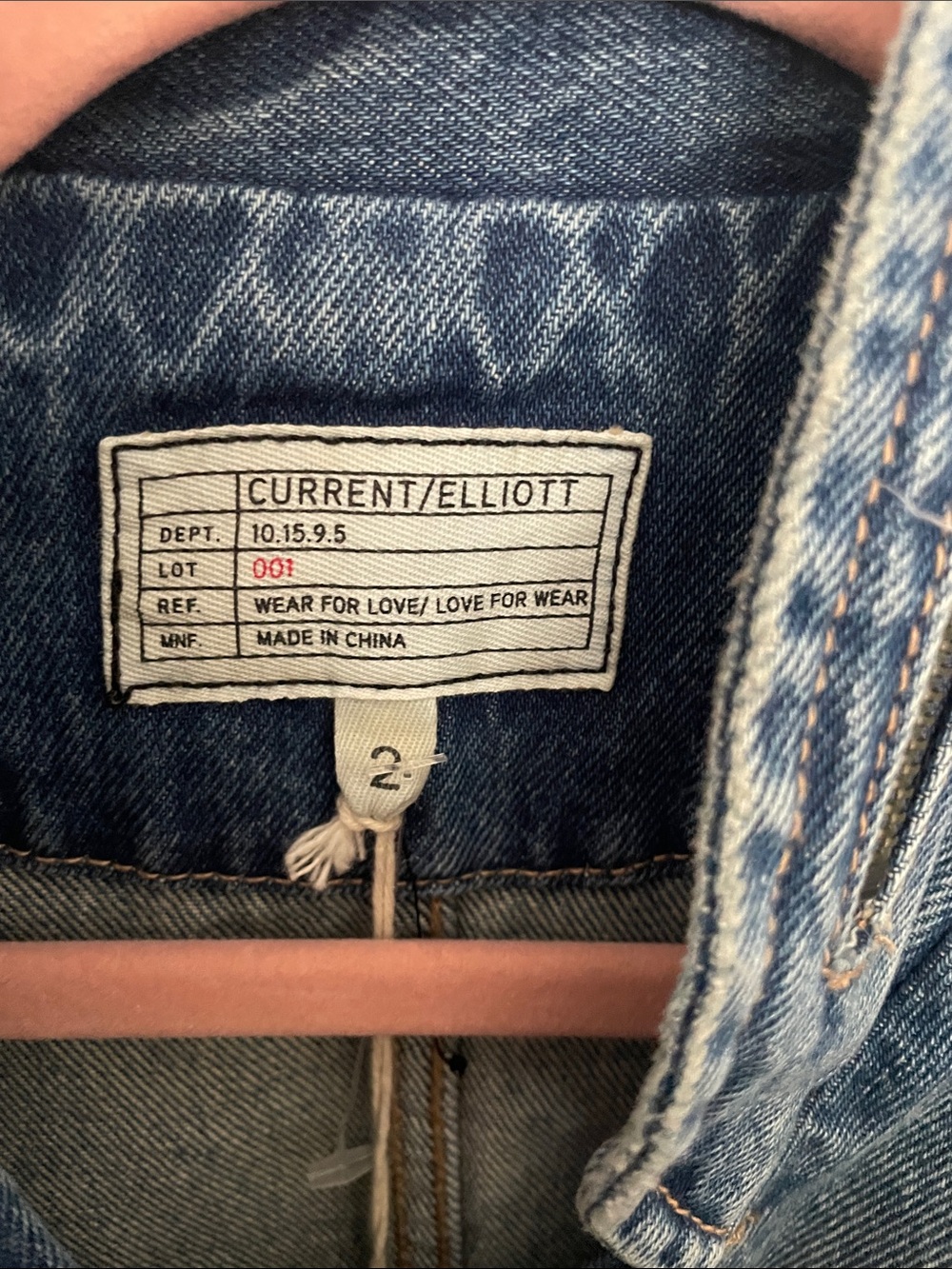 Current/Elliott Light Blue Denim Jacket - Picture 2 of 4